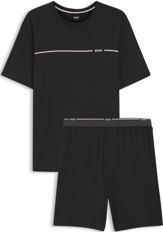 BOSS - Pyjama - Cadeaubox - Stretchjersey met Bamboe - Regular-fit