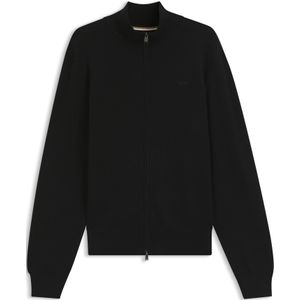 Gebreid vest van katoen met logostiksel