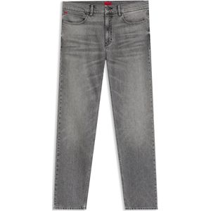 Slim-fit jeans van comfortabel grijs stretchdenim