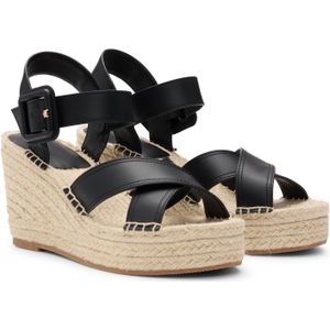 BOSS - Espadrilles - Sleehak - Leren Riempjes