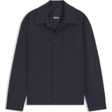 Relaxed-fit overshirt van machinewasbaar hoogwaardig stretchmateriaal