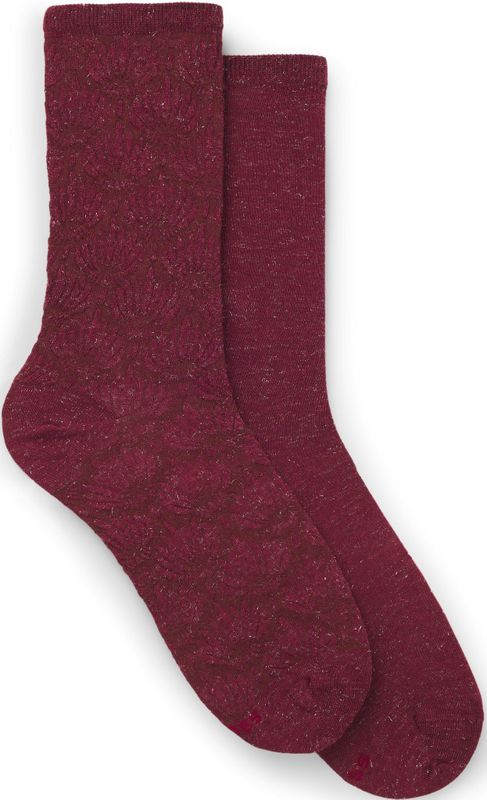 BOSS - Huissokken - Katoenmix - Set van 2 Paar - Glanzend/Gestructureerd