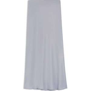 Regular-fit maxirok van satijn