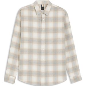Relaxed-fit overhemd van geruit katoenen flanel