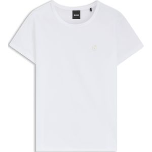 BOSS - Slim-fit T-shirt - Gemerceriseerde Katoen - Met Double B-monogram