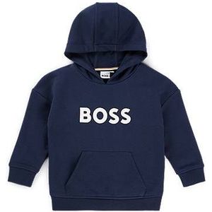 Loose-fit kinderhoodie met contrastlogo