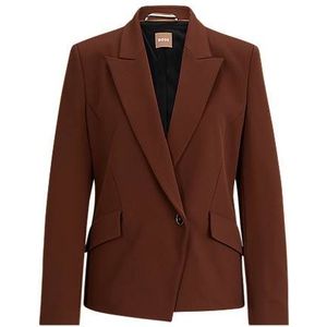 Regular-fit blazer van stretchtwill