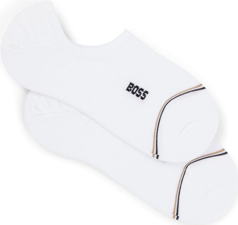 BOSS - Business-sokken 2P LC Iconic CC - Kleur: White - Katoenmix