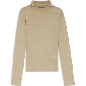 Top van zachte jersey met hoge hals