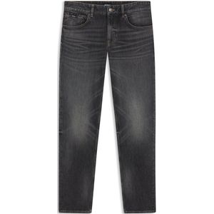 BOSS - Maine - Jeans - Grijs - Regular-fit - Comfortabel Stretchdenim