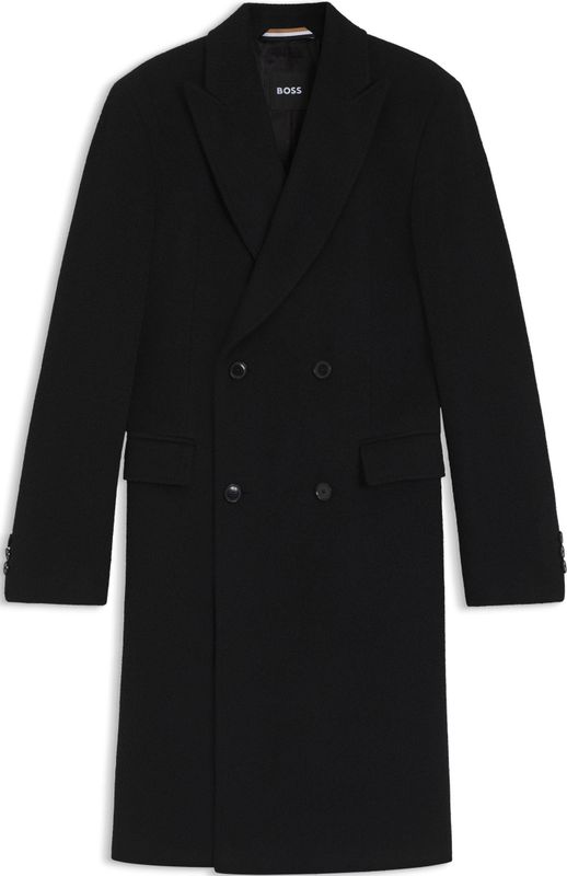 BOSS Tussenjas 'H-Hyde-DB-Peak-254'  zwart