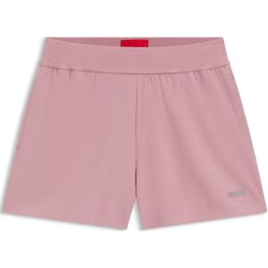 Shorts van stretchmateriaal met logoprint