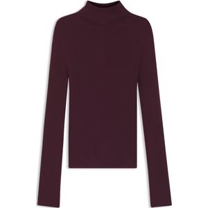 BOSS - Gebreide Trui - Merinowol - Hoge Hals - Verschillende Ribstructuren