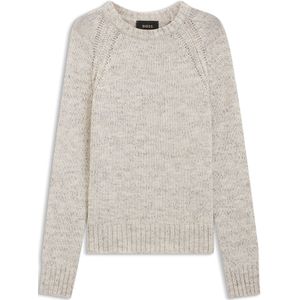 Trui met tweed-effect van kasjmier en scheerwol