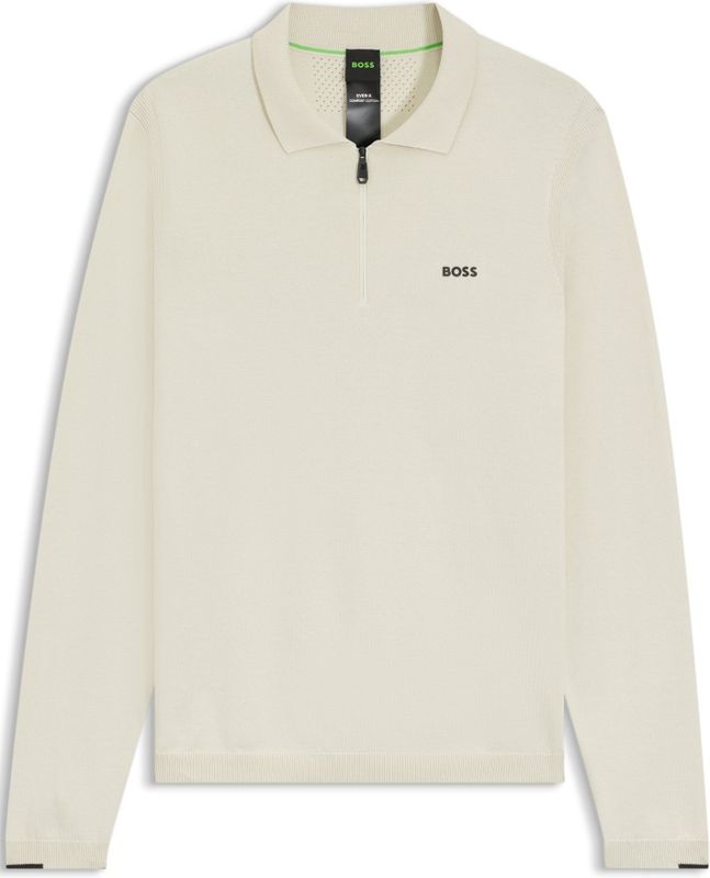 BOSS GREEN - KN Ever-X PL - Gebreide Trui - Open White