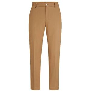 Relaxed-fit broek met knoop van stretchkatoen