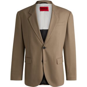 Volledig gevoerd modern-fit colbert van stretchtwill