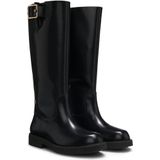 BOSS - Kniehoge Laarzen - Geborsteld Leer