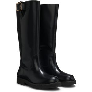 BOSS - Kniehoge Laarzen - Geborsteld Leer