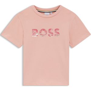 T-shirt met logoprint voor kinderen, van stretchkatoen