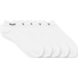 Enkelsokken - Wit - Katoenmix - 5 Paar