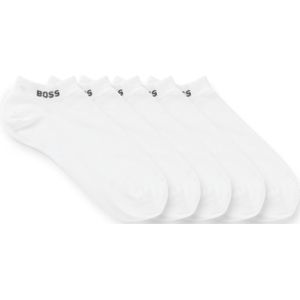 Enkelsokken - Wit - Katoenmix - 5 Paar