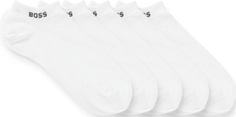Enkelsokken - Wit - Katoenmix - 5 Paar
