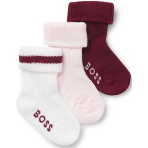 Set van drie babysokken met logo’s