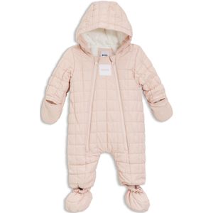 Sneeuwpakje voor baby’s met capuchon en voering van imitatiebont