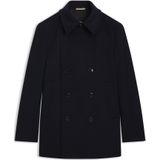Hugo - Hyde P-Coat - Blauw - Heren - Wol en Kasjmier