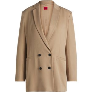 Relaxed-fit blazer met twee rijen knopen