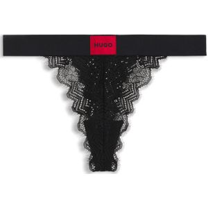 HUGO Womenswear - String - Rood - Kant - Normale Taillehoogte