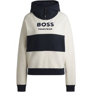 Ruiterhoodie van Italiaanse stretchkatoen