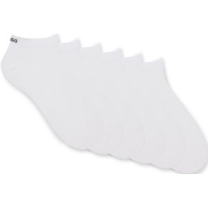 HUGO - Vrijetijdssokken - Wit - Set van 6 - Met Hugo Logo-opdrukken