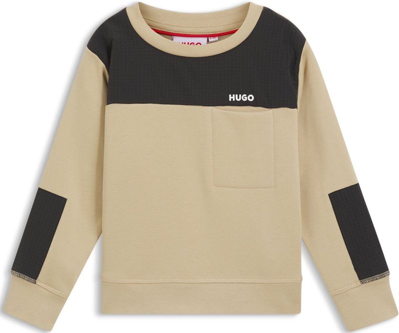 Hugo - G00449 - Sweatshirt - 80% Katoen - Fleece Achterkant