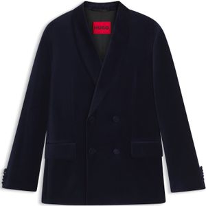 Modern-fit colbert van katoenfluweel