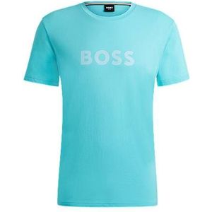 Regular-fit T-shirt van katoenen jersey met UV-bescherming (factor 50+)