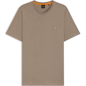 BOSS - T-shirt - Katoenen Jersey - Met Logopatch