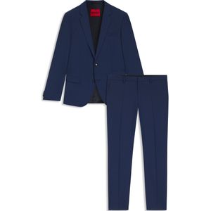 Slim-fit pak van een wolmix met hoogwaardige stretch