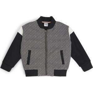 Kindervest met rits en monogrammen op de voorkant