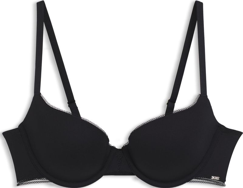 BOSS - DEMI_B.PURE - Beha - Effen - Voorgevormde Cup - Met Kant