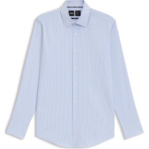 Hugo, Heren, Overhemden, Blauw, Maat: S Linnen,