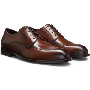 BOSS - Derby-schoenen - Leer - Zwart - Duurzame Buitenzo