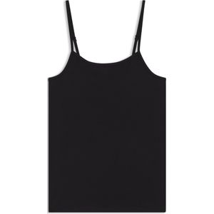 Onderhemd van stretchjersey met verstelbare bandjes