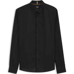 Regular-fit buttondownoverhemd van linnen