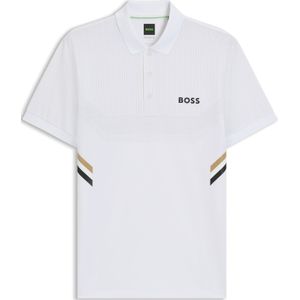 Slim-fit actieve polo met vochtafvoerende eigenschappen