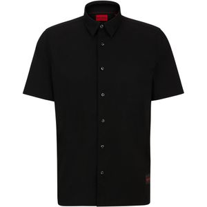 Relaxed-fit overhemd van stretchkatoenen canvas