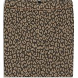 BOSS - Minirok - Luipaard-jacquard - Katoenmix