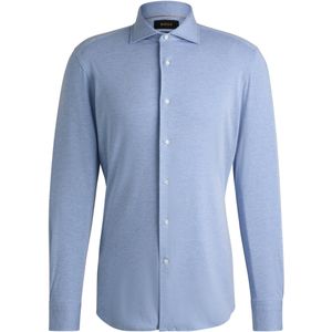 Slim-fit overhemd van een katoenmix met stretch