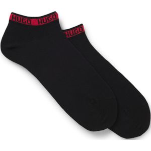 HUGO - LC_PLUSH_TAPE_M - Vrijetijdssokken - Zwart - Set van 2